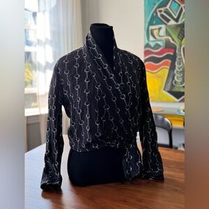 The Kooples Silk handcuff chair Silk Blouse